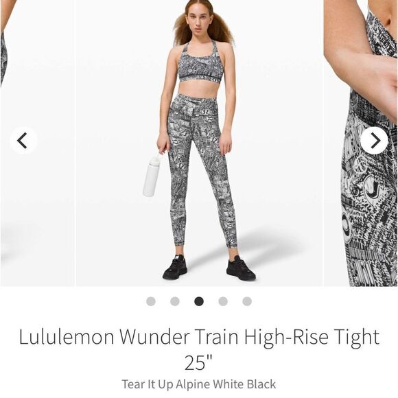 Lululemon Wunder Train Leggings - Picture 3 of 8